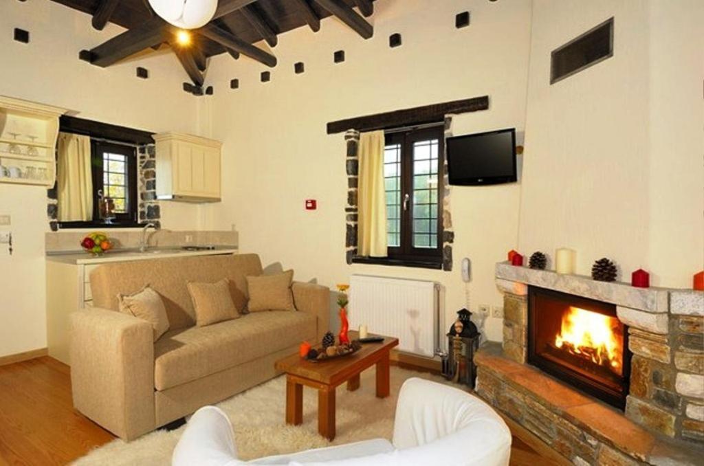 Prasino - Galazio Aparthotel Mourésion Екстериор снимка
