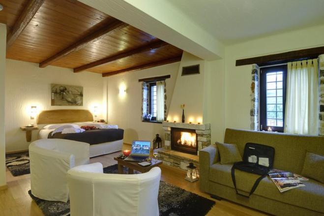 Prasino - Galazio Aparthotel Mourésion Стая снимка