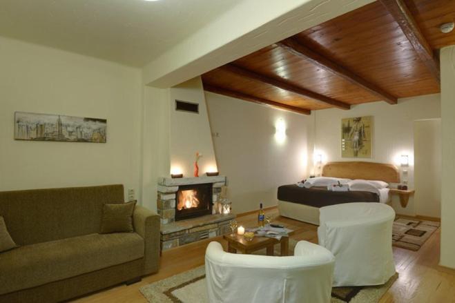 Prasino - Galazio Aparthotel Mourésion Стая снимка